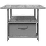  Klubska miza Siva Sonoma 77 x 55 x 42 cm Konstruiran les, (5000295425) | Shoptok.si