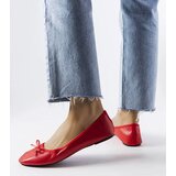 Gemre Red ballet flats with a bow Vaillancour | shoptok.hr