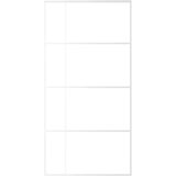  Klizna vrata od stakla ESG i aluminija 102,5 x 205 cm bijela | Eponuda.com