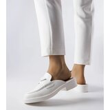 Gemre White mules with closed toe Berkshire | Shoptok.si