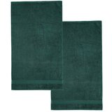 Catherine Lansfield Temno zelene frotirne bombažne brisače v kompletu 2 ks 90x140 cm Anti-Bacterial – Cene