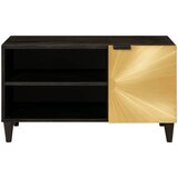 TV ormar Crna i zlatna 80 x 33 x 46 cm Konstruirano drvo | shoptok.hr