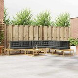  Set vanjskih sofa s jastukom Bijela 79 x 79 x 37 cm Poliester | shoptok.hr