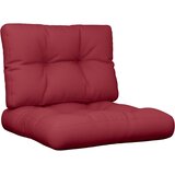  Jastuci za palete 2 kom boja vina od tkanine Crvena 60 x 60 x 12 cm | shoptok.hr