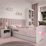  Dječji krevet KRALJEVNA I PONI s ladicom - 160x80 cm rozi | shoptok.hr
