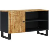  TV ormarić 80 x 33 x 46 masivno drvo manga i konstruirano drvo Smeđa | shoptok.hr