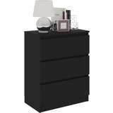 vidaXL Komoda crna 60 x 35 x 76 cm od konstruiranog drva | shoptok.hr