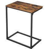 Songmics stranska mizica, majhna mizica za kavč, končna mizica, mizica za prenosni računalnik, za spalnico, dnevno sobo, delo v postelji ali na kavču, preprost dizajn, stabilen, industrijski stil, ru, (21387885) | Shoptok.si