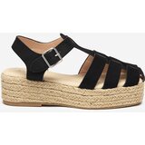 Resti Black eco-suede women's sandals on the Keniso platform - Footwear | Shoptok.si