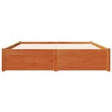  Konstrukcija postelje s predalom Voskast rjav 150 x 200 cm, (5000142043) | Shoptok.si
