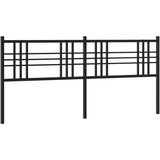 Maison Chic kovinsko posteljno vzglavje - vzglavna omarica - nočna omarica črno 180 cm, (21704904) Cene