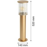  Argon 8753 - Spoljašnja lampa NORFOLK 1xE27/15W/230V IP44 52cm zlatna | Eponuda.com