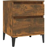  Nočna omarica 2 kosa dimljeni hrast 40x35x50 cm, (20716316) | Shoptok.si