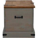 Škrinja za pohranu HALDEN siva 91x48x47 cm puno drvo bor | Eponuda.com