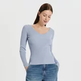 Sinsay - Rebrast pulover - Vijolična