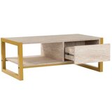 Hanah home haldizen - gold, marble goldmarble coffee table | ePonuda.com