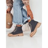 DStreet Botki damskie MOSS niebieskie | shoptok.hr