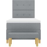  Krevet s opruga kutije Svjetlosiva 200 x 100 cm tkanina | shoptok.hr