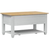  Kava Stol s ladicama Bijelo 85 x 50 x 45 cm Čvrsto borovo drvo | Eponuda.com