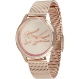 Lacoste Analogna ura rožnato zlata / roza / roza | Shoptok.si