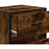 vidaXL Zidni noćni ormarići 2 kom dimljeni hrast 40x31x39,5 cm | shoptok.hr