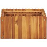 Furnova Visoka greda 50x50x25 cm trden akacijev les, (21922225) | Shoptok.si