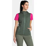 Kilpi Women's softshell vest MONILEA-W Dark green