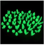 Green Stuff World Green Glow Resin Crystals Medium | Svetleći zeleni smolasti kristali srednji 9–16mm (50 kom) | Eponuda.com