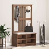 vidaXL Drvo za dvoranu SANDENS 87x40x159,5 cm puno drvo bor | shoptok.hr