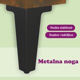  ormarić boja dimljenog hrasta 150x30x50 cm konstruirano drvo | shoptok.hr