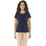 Leone 1947 Majice s kratkimi rokavi Woman T-Shirt Short Sleeves Never Without Modra | Shoptok.si