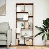 Pregrada regal za knjige boja drva 67 x 25 x 161,5 cm drveni | Eponuda.com