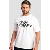 GymBeam muška majica gym therapy white 112021 Cene