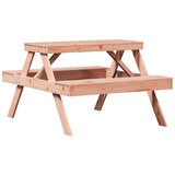  Stol za piknik 105 x 134 x 75 cm od masivnog drva duglazije | shoptok.hr