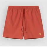 Carhartt WIP Chase Swim Boardshorts oxide red / gold Cene