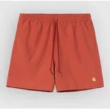 Chase Swim Boardshorts oxide red / gold