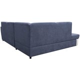 MID.YOU KOTNA SEDEŽNA GARNITURA, velur modra, bela | Shoptok.si