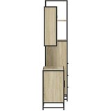  3-dijelni set kupaonskog namještaja boja hrasta sonome drveni | shoptok.hr