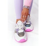 Kesi Sport Shoes On A Chunky Sole GOE HH2N4038 White-Violet | Shoptok.si