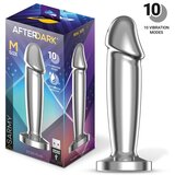 Afterdark Sarmy Metal Vibrating Dildo Plug Size M | shoptok.hr