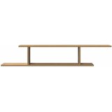  Zidna TV polica boja hrasta 125 x 18 x 23 cm konstruirano drvo | shoptok.hr