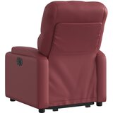  Naslonjač na podizanje od umjetne kože crvena boja vina | shoptok.hr