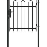 vidaXL Ograjna vrata BOXTEL 103 x 150 cm Prašno lakirano jeklo Siva, (5000300958) Cene