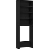  Ormar za perilicu rublja Crni hrast 64 x 24 x 190 cm | shoptok.hr