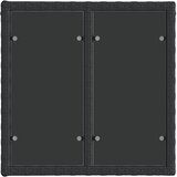  Sjedeća garnitura za vrt 13 kom. Crna poliratan | shoptok.hr