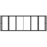 vidaXL Vanjski kavez za pse čelični 11,06 m² | shoptok.hr