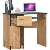 AKORD Piksel Računalniška Miza, Leva Izvedba, Hrast Craft, (5000332991) | Shoptok.si