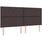  LED okvir za krevet s madracem Tamno smeđa 200 x 200 cm Tkanina | shoptok.hr