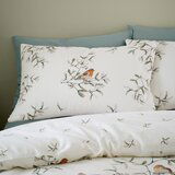 Catherine Lansfield Krem flanelska posteljina za bračni krevet/za produženi krevet 230x220 cm Mistletoe Robins – | shoptok.hr