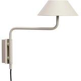 Hübsch Bež kovinska LED zatemnitvena stenska svetilka z vtikačem ø 30 cm Cover – | Shoptok.si
